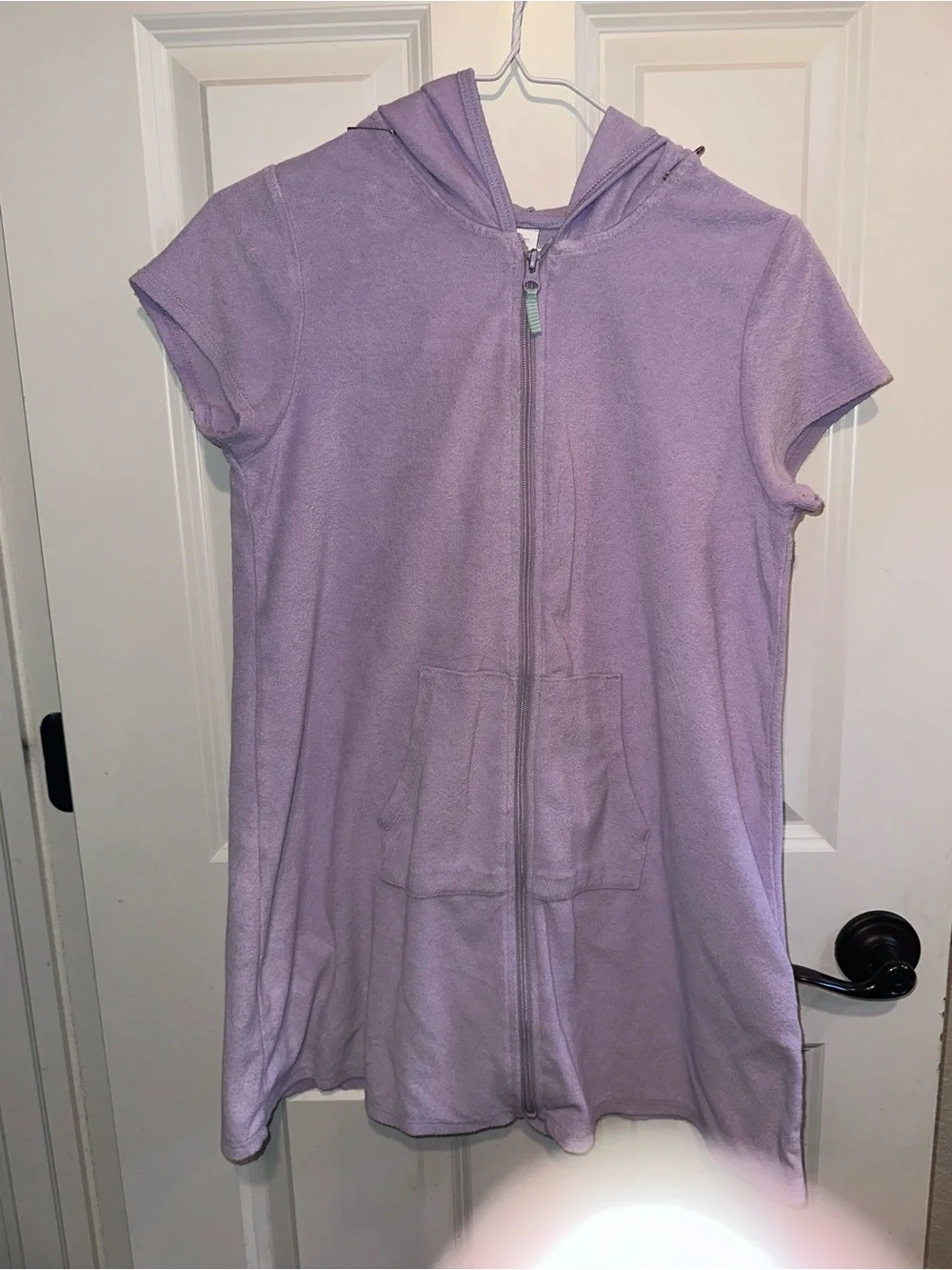 wonder nation Lavender Hooded Swim Coverup Sz XXL 18